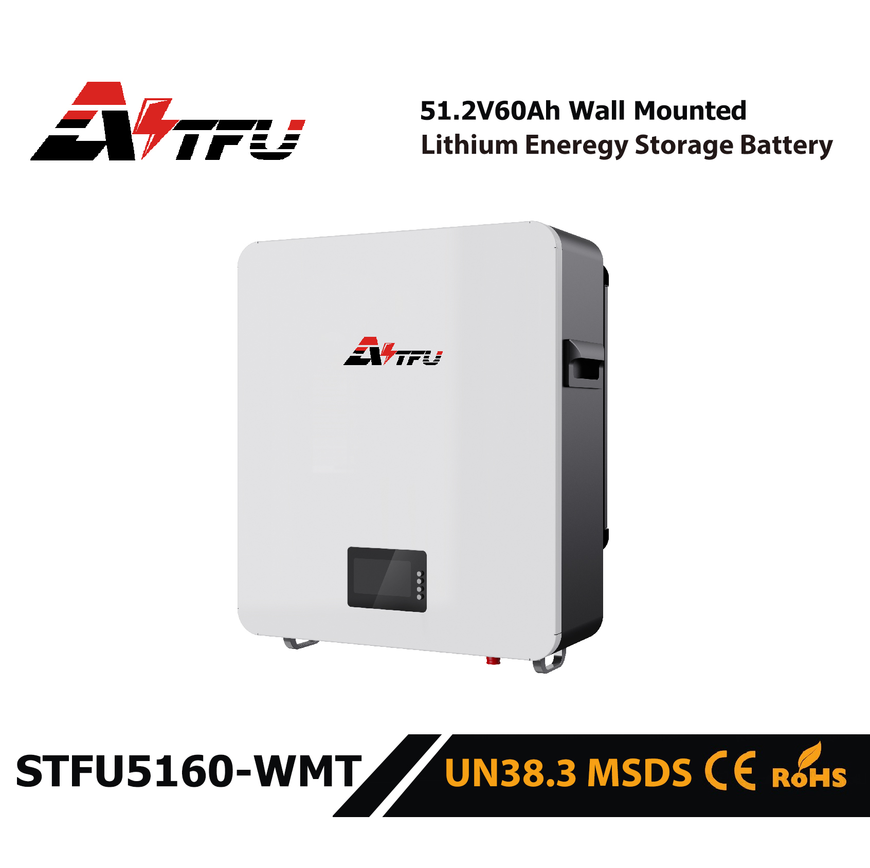 STFU5160-WMT 51.2V60Ah Lithium Energy Storage Battery 